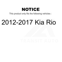 Load image into Gallery viewer, Front Rear Wheel Bearing And Hub Assembly Kit For 2012-2017 Kia Rio