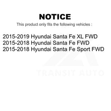 Charger l&#39;image dans la galerie, Front Rear Wheel Bearing &amp; Hub Assembly Kit For Hyundai Santa Fe Sport XL FWD