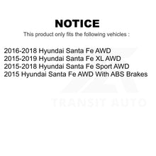 Load image into Gallery viewer, Front Rear Wheel Bearing &amp; Hub Assembly Kit For Hyundai Santa Fe Sport XL AWD