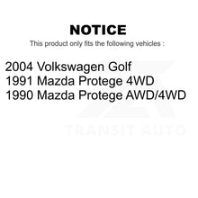 Load image into Gallery viewer, Front Rear Wheel Bearing Kit For Volkswagen Golf Mazda Protege