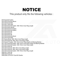 Charger l&#39;image dans la galerie, Front Rear Wheel Bearing Hub Assembly Kit For Audi Q5 A4 Porsche Macan A6 A5 A7