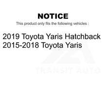 Charger l&#39;image dans la galerie, Front Rear Wheel Bearing And Hub Assembly Kit For Toyota Yaris