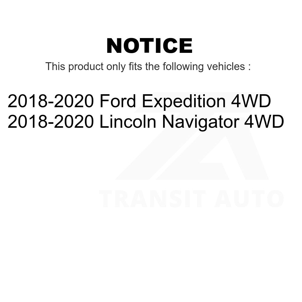 Front Wheel Bearing Hub Assembly Pair For Ford Expedition Lincoln Navigator 4WD