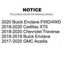 Charger l&#39;image dans la galerie, Front Wheel Bearing Hub Assembly Pair For Chevrolet Traverse GMC Acadia Cadillac