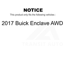 Charger l&#39;image dans la galerie, Front Rear Wheel Bearing &amp; Hub Assembly Kit For 2017 Buick Enclave AWD