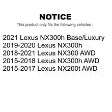 Charger l&#39;image dans la galerie, Front Rear Wheel Bearing &amp; Hub Assembly Kit For Lexus NX200t NX300 NX300h