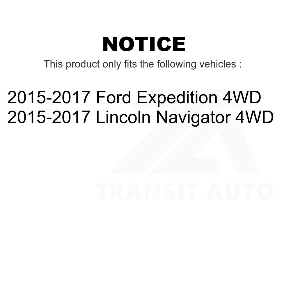 Front Wheel Bearing Hub Assembly Pair For Ford Expedition Lincoln Navigator 4WD