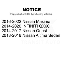 Charger l&#39;image dans la galerie, Front Suspension Strut Shock Mounting Pair For Nissan Altima INFINITI QX60 Quest