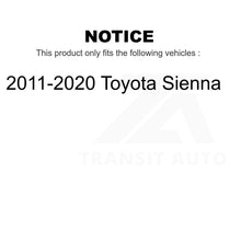 Load image into Gallery viewer, Front Suspension Strut Shock Mounting Pair For 2011-2020 Toyota Sienna