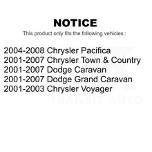 Load image into Gallery viewer, Front Suspension Strut Shock Mounting Pair For Dodge Chrysler Grand Caravan Town