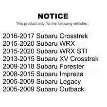 Load image into Gallery viewer, Front Suspension Strut Shock Mounting Pair For Subaru Forester Impreza Outback