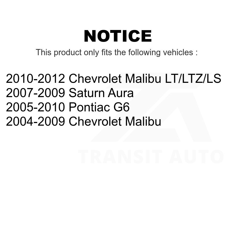 Front Suspension Strut Shock Mounting Kit For Chevrolet Malibu Pontiac G6 Saturn