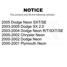 Load image into Gallery viewer, Rear Suspension Strut Shock Mounting Pair For Neon Dodge Plymouth Chrysler SX