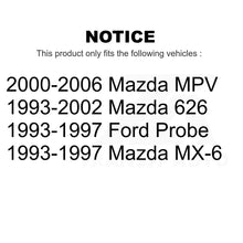 Load image into Gallery viewer, Front Wheel Bearing And Tie Rod End Kit For Mazda MPV 626 Ford Probe MX-6