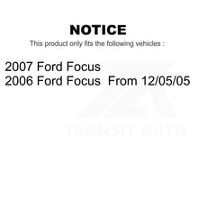 Load image into Gallery viewer, Front Wheel Bearing And Tie Rod End Kit For Ford Focus