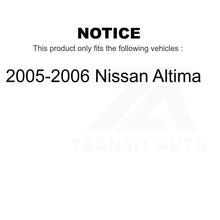 Charger l&#39;image dans la galerie, Front Wheel Bearing And Tie Rod End Kit For 2005-2006 Nissan Altima