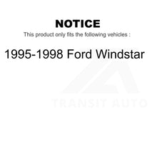 Load image into Gallery viewer, Front Wheel Bearing And Tie Rod End Kit For 1995-1998 Ford Windstar