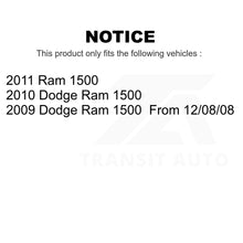 Load image into Gallery viewer, Front Wheel Bearing And Tie Rod End Kit For Dodge Ram 1500