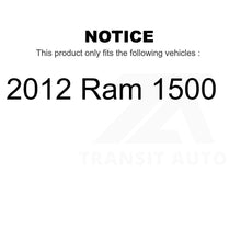 Charger l&#39;image dans la galerie, Front Wheel Bearing And Tie Rod End Kit For 2012 Ram 1500