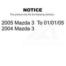 Charger l&#39;image dans la galerie, Front Wheel Bearing And Tie Rod End Kit For Mazda 3