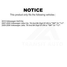 Charger l&#39;image dans la galerie, Front Wheel Bearing And Tie Rod End Kit For Volkswagen Jetta Golf City