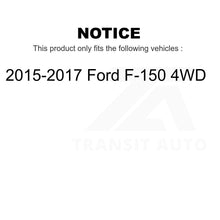 Charger l&#39;image dans la galerie, Front Wheel Bearing And Tie Rod End Kit For 2015-2017 Ford F-150 4WD