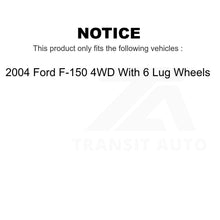 Load image into Gallery viewer, Front Hub Bearing Assembly &amp; Link Kit For 2004 Ford F-150 4WD With 6 Lug Wheels