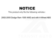 Load image into Gallery viewer, Front Hub Bearing Assembly And Link Kit For Dodge Ram 1500 4WD with 4-Wheel ABS