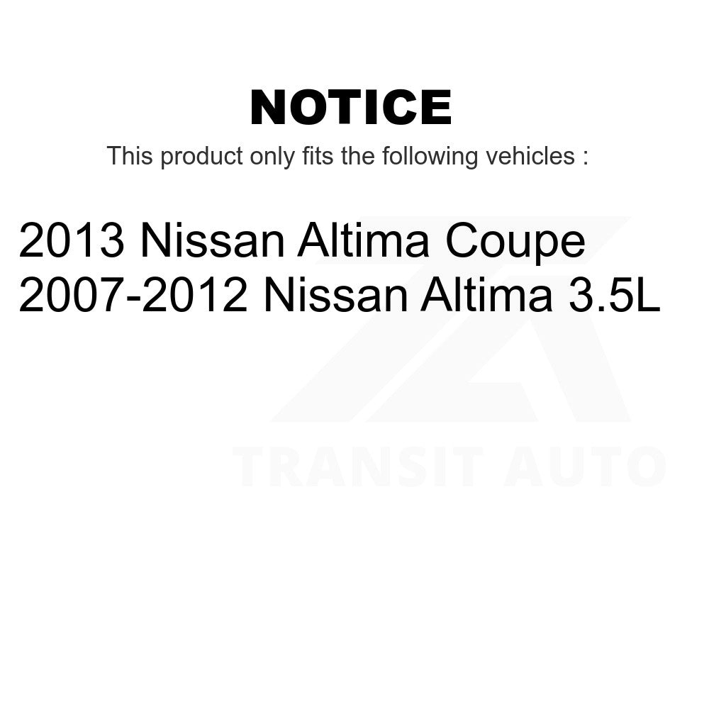 Front Hub Bearing Assembly And Link Kit For Nissan Altima