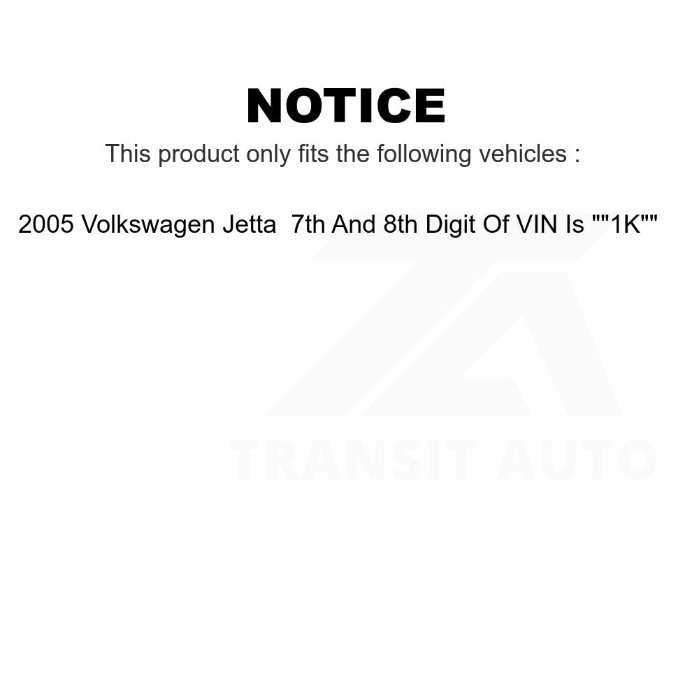 Front Wheel Bearing And Link Kit For Volkswagen Jetta