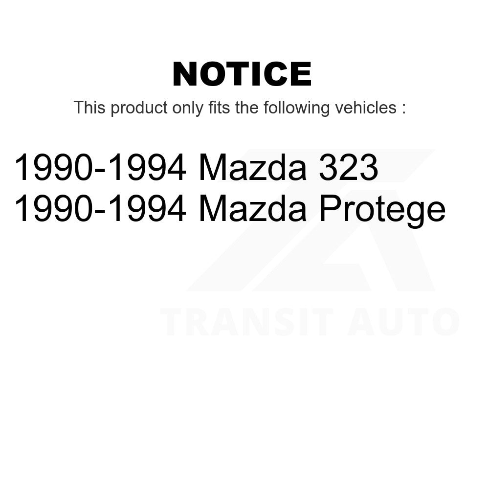 Front Wheel Bearing And Link Kit For 1990-1994 Mazda Protege 323