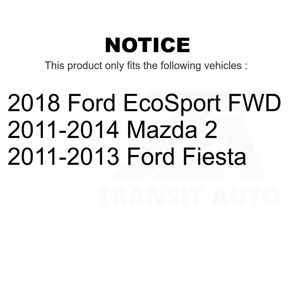 Front Wheel Bearing And Link Kit For Ford Fiesta EcoSport Mazda 2