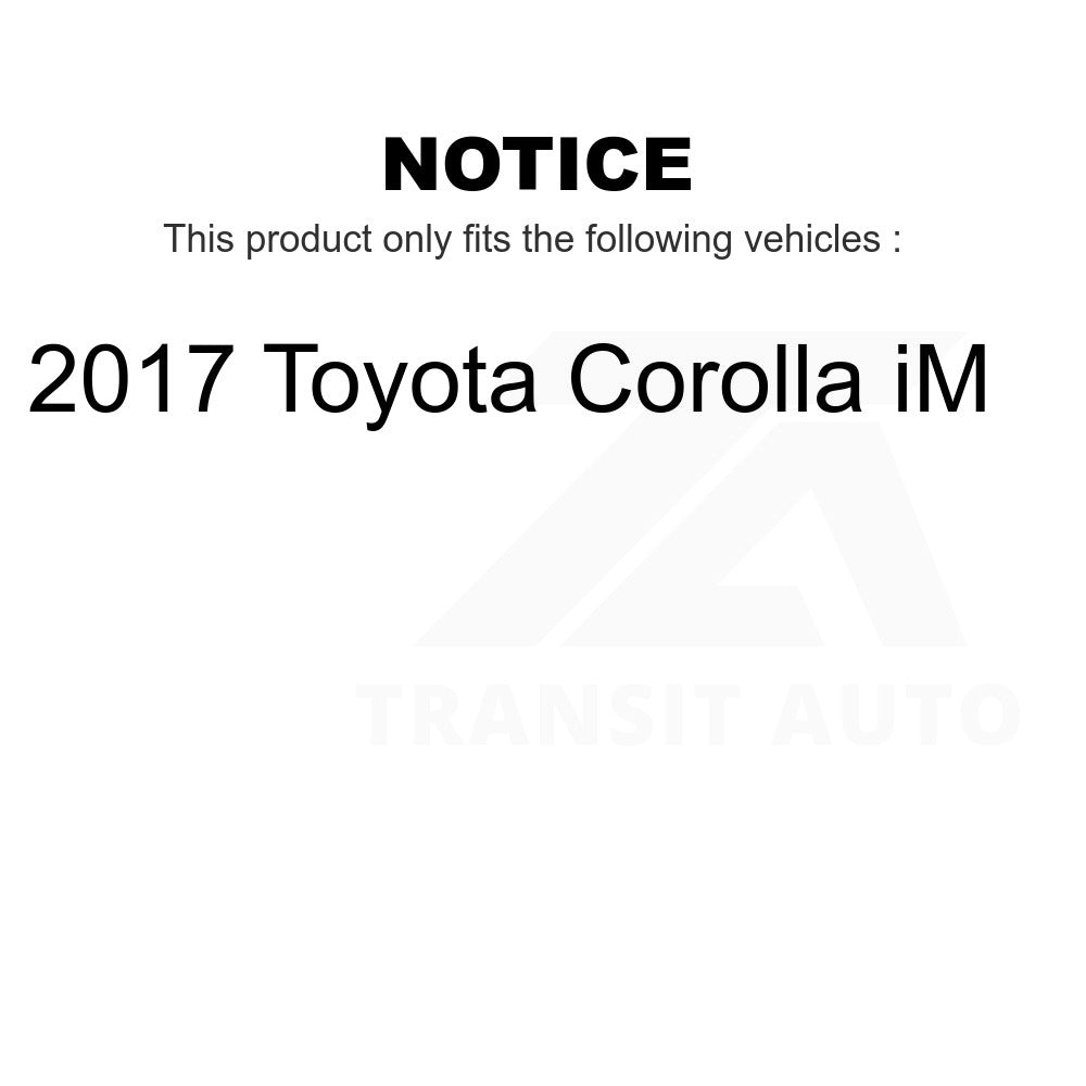 Front Wheel Bearing And Link Kit For 2017 Toyota Corolla iM