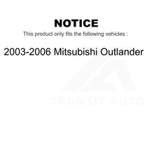 Load image into Gallery viewer, Front Wheel Bearing And Link Kit For 2003-2006 Mitsubishi Outlander