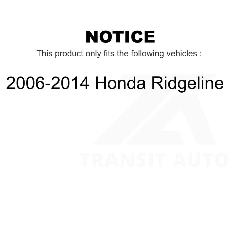 Front Wheel Bearing And Link Kit For 2006-2014 Honda Ridgeline