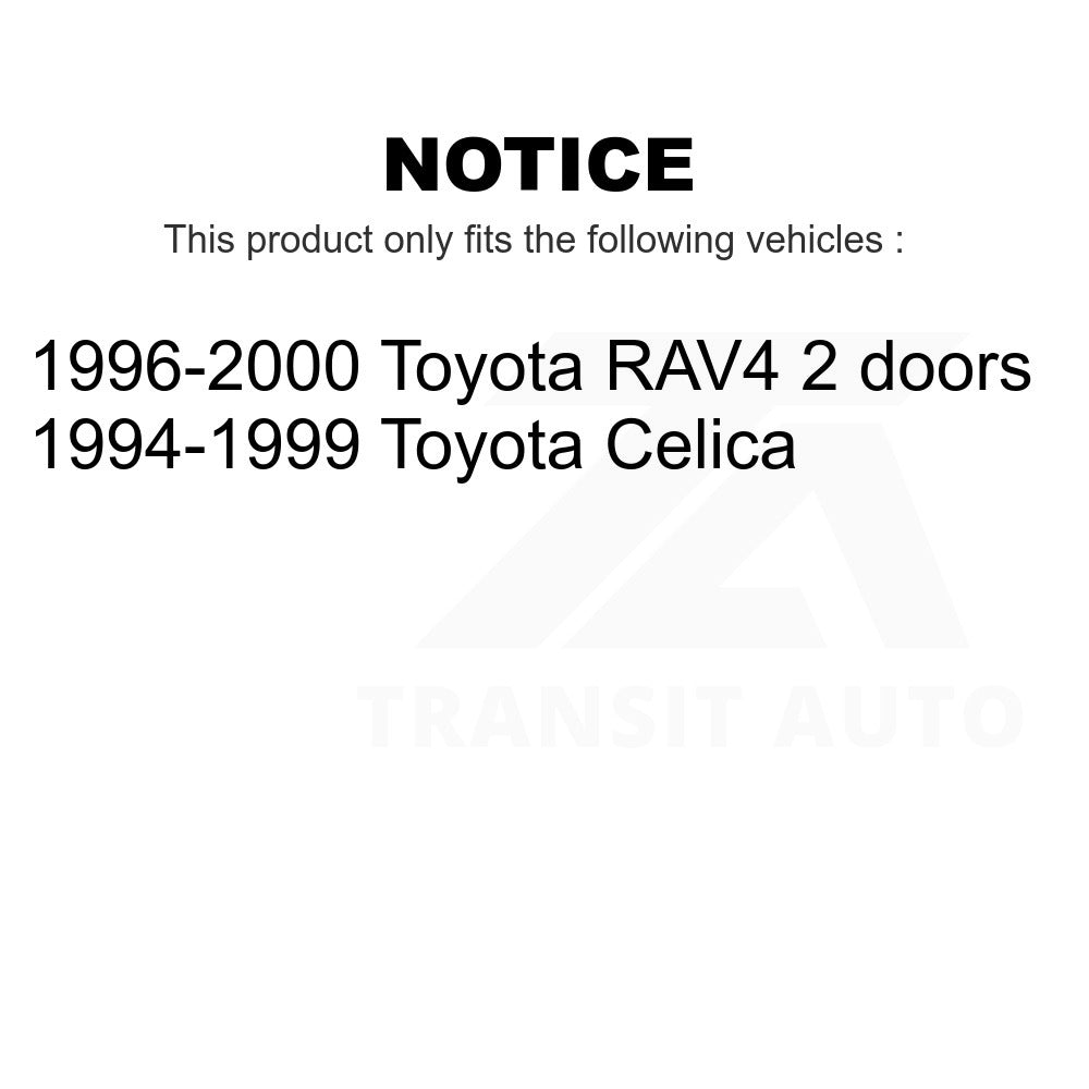 Front Wheel Bearing And Link Kit For Toyota RAV4 Celica