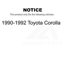 Load image into Gallery viewer, Front Wheel Bearing And Link Kit For 1990-1992 Toyota Corolla