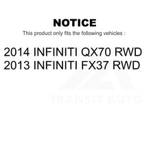 Charger l&#39;image dans la galerie, Front Wheel Bearing And Tie Rod End Kit For INFINITI FX37 QX70 RWD