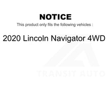 Charger l&#39;image dans la galerie, Front Wheel Bearing And Tie Rod End Kit For 2020 Lincoln Navigator 4WD