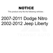 Load image into Gallery viewer, Rear Suspension Shock Absorber Pair For Jeep Liberty Dodge Nitro