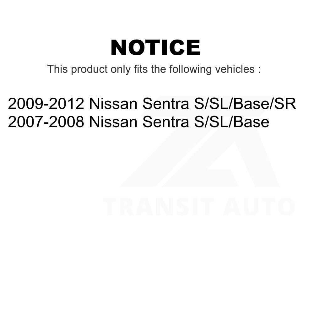 Rear Suspension Shock Absorber Pair For Nissan Sentra