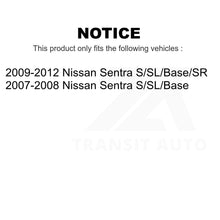 Charger l&#39;image dans la galerie, Rear Suspension Shock Absorber Pair For Nissan Sentra