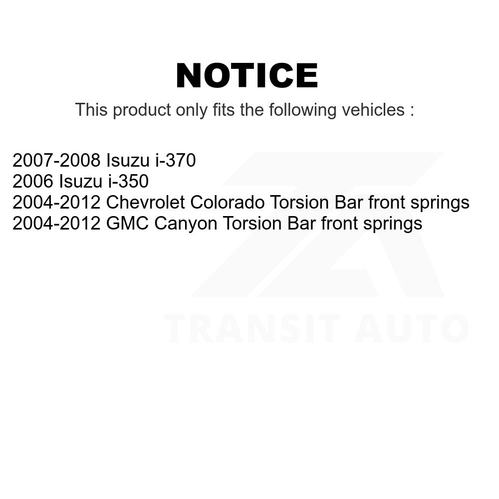 Rear Shock Absorber Pair For Chevrolet Colorado GMC Canyon Isuzu i-370 i-350