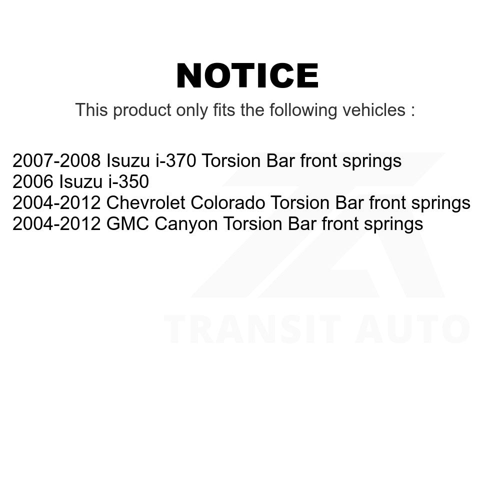 Front Rear Shock Absorber Kit For Chevrolet Colorado GMC Canyon Isuzu i-370