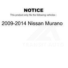 Charger l&#39;image dans la galerie, Front Complete Shocks Strut Coil Spring Assembly Kit For 2009-2014 Nissan Murano