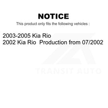 Charger l&#39;image dans la galerie, Front Complete Shocks Strut And Coil Spring Mount Assemblies Kit For Kia Rio