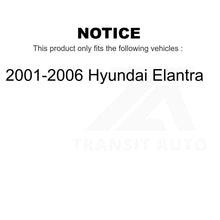 Charger l&#39;image dans la galerie, Front Rear Complete Shocks Strut &amp; Coil Spring Kit For 2001-2006 Hyundai Elantra