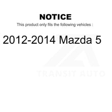 Charger l&#39;image dans la galerie, Front Complete Shocks Strut And Coil Spring Assemblies Kit For 2012-2014 Mazda 5