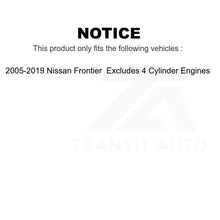 Charger l&#39;image dans la galerie, Front Strut &amp; Spring Pair For 05-19 Nissan Frontier Excludes 4 Cylinder Engines