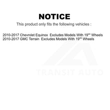 Charger l&#39;image dans la galerie, Front Rear Strut And Coil Spring Kit For 2010-2017 Chevrolet Equinox GMC Terrain